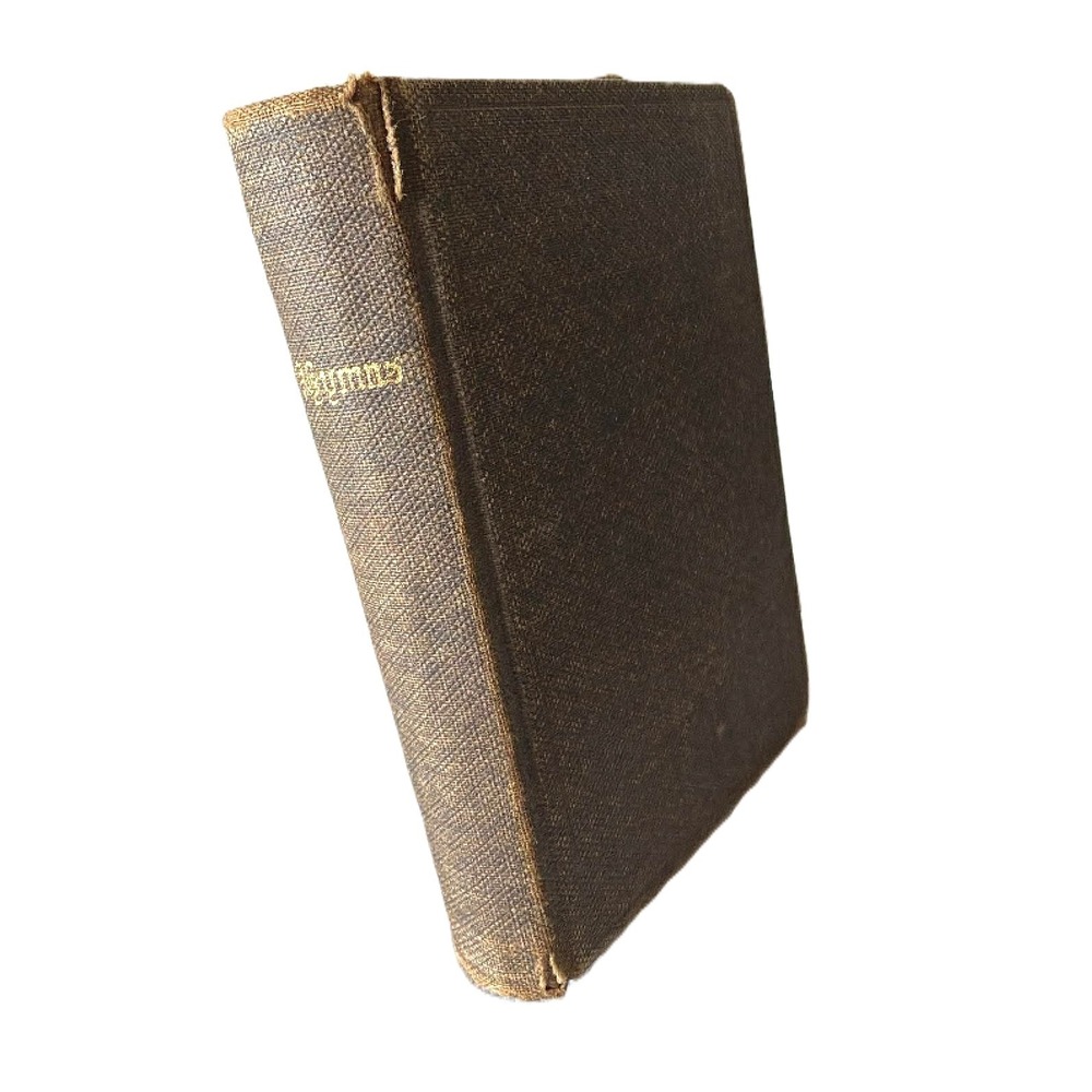 Loizeaux Brothers Hymns Spiritual Songs Book Gray Antique 1881 Pocket